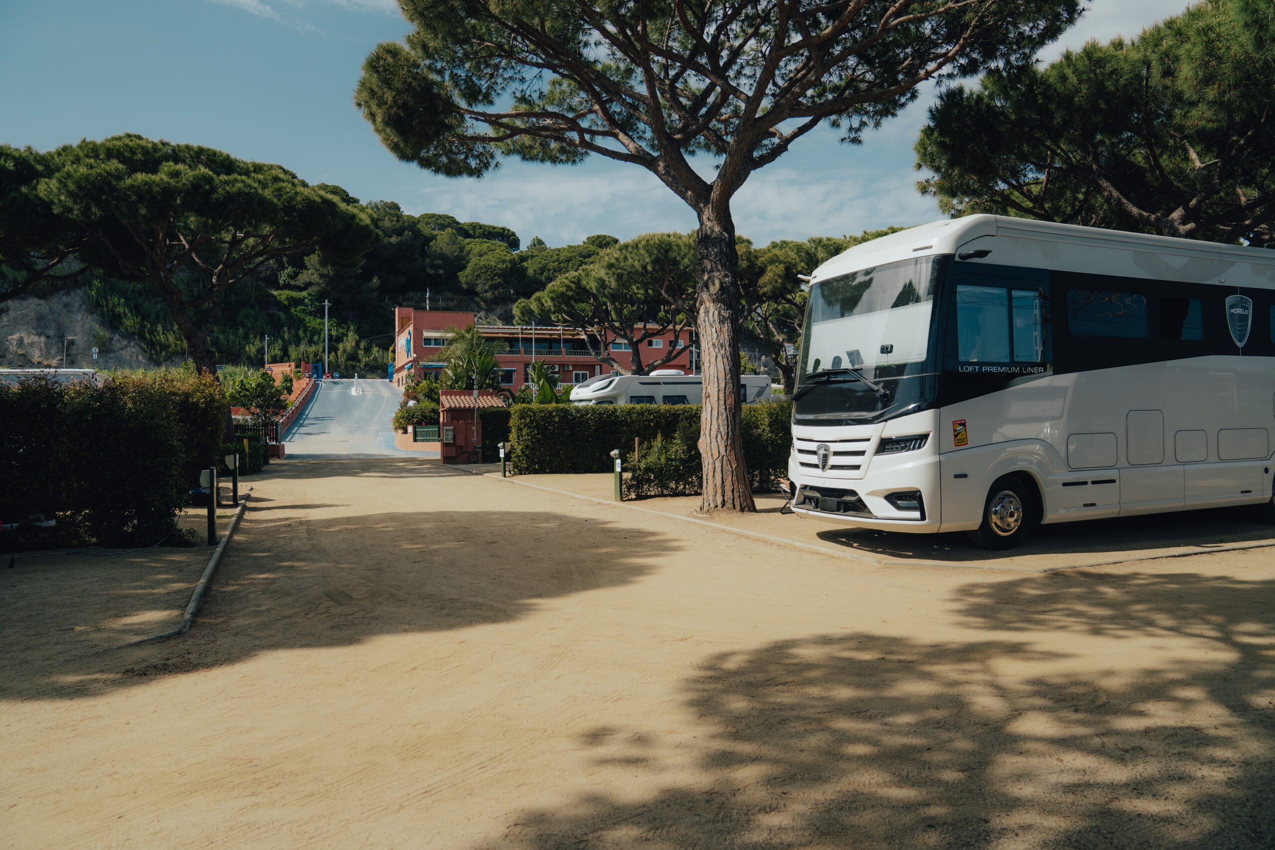 Pitches for RVs and Campers at El Toro Azul