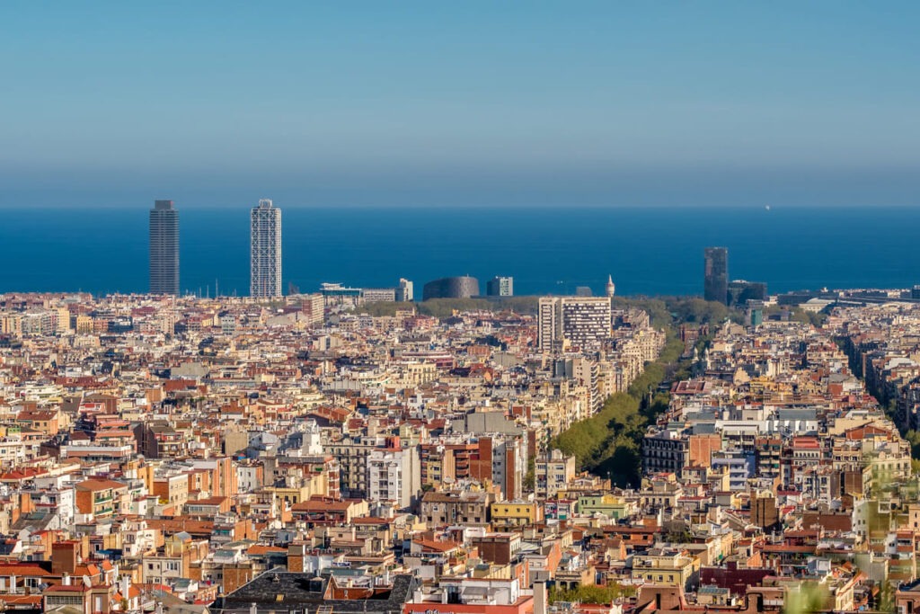 Barcelona vista aérea